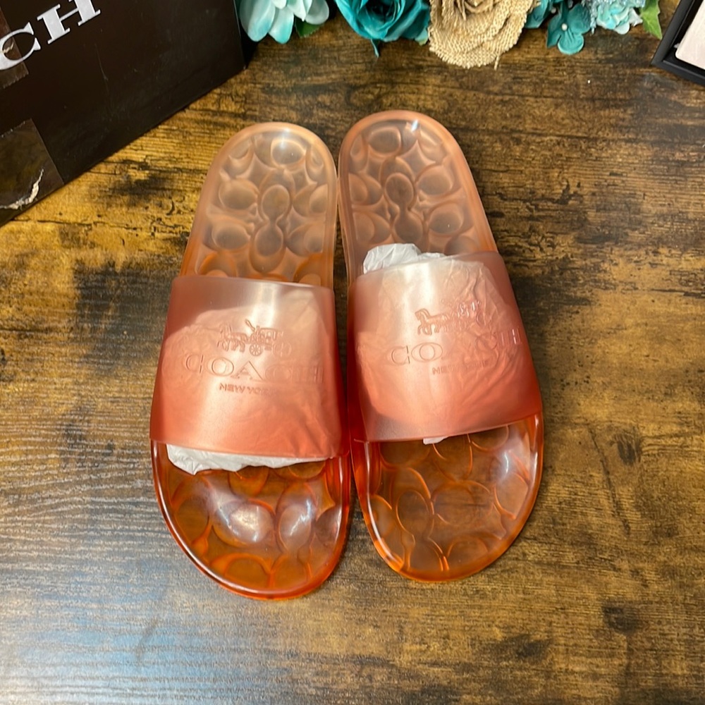 COACH Ulyssa Slide size 10 nwt and box